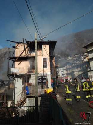 CERES – Incendio alla trattoria in frazione Brachiello