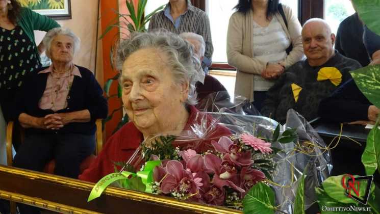 CUORGNÈ – All'Umberto I festeggiati i 106 anni di Antonia Enrietto