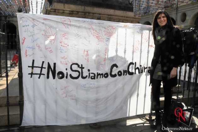 TORINO – Manifestazione di solidarietà al Sindaco Chiara Appendino (FOTO E VIDEO)