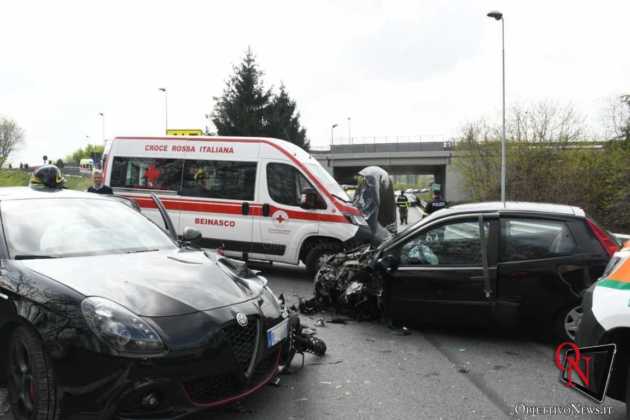 Caselle Borgaro Frontale svincolo tangenziale 10