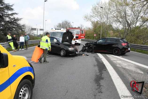 Caselle Borgaro Frontale svincolo tangenziale 13