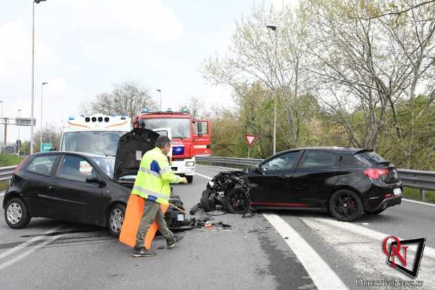 Caselle Borgaro Frontale svincolo tangenziale 5