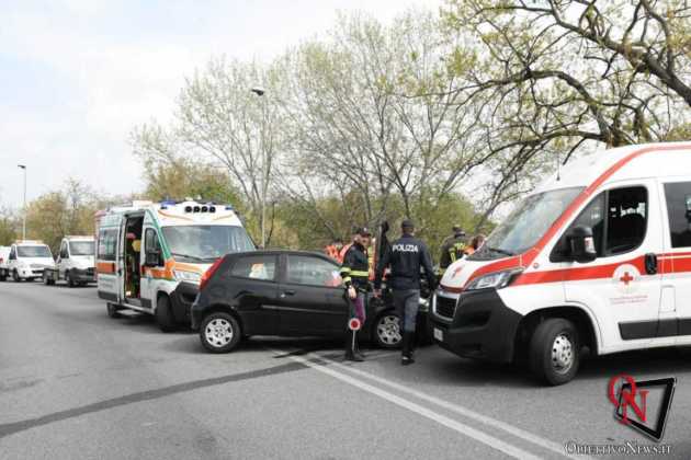 Caselle Borgaro Frontale svincolo tangenziale 7
