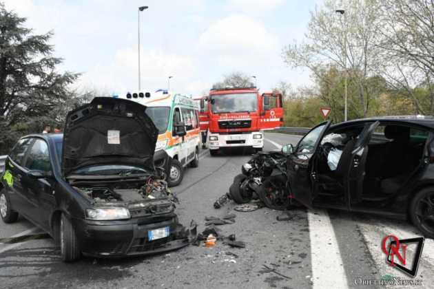 Caselle Borgaro Frontale svincolo tangenziale 8
