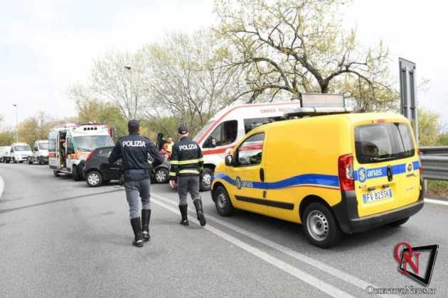 Caselle Borgaro Frontale svincolo tangenziale 9