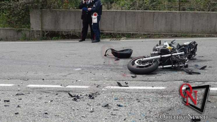 Forno incidente mortale auto moto 1
