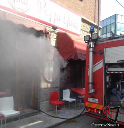 Castellamonte incendio pizzeria