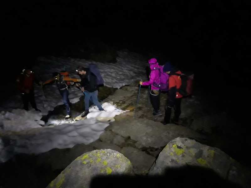 CERESOLE REALE – Bloccati in quota al buio, sono stati raggiunti dal Soccorso Alpino