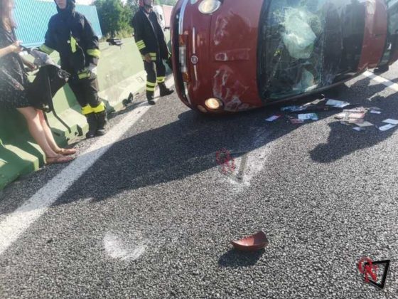 Torino incidente tangenziale tra Venaria e Savonera 1