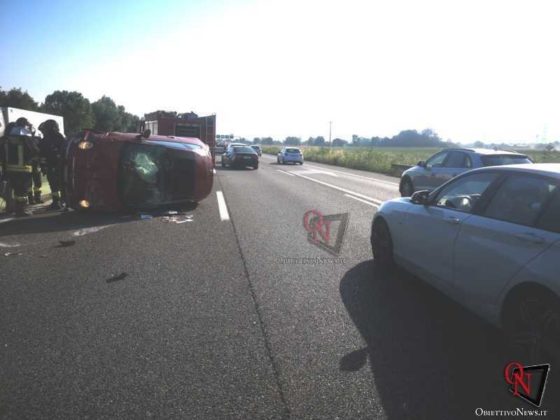 Torino incidente tangenziale tra Venaria e Savonera 2