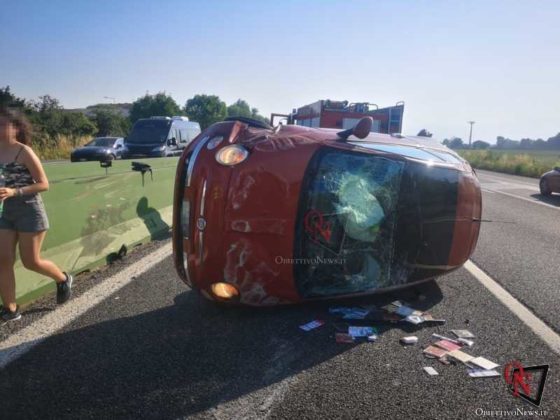 Torino incidente tangenziale tra Venaria e Savonera 4