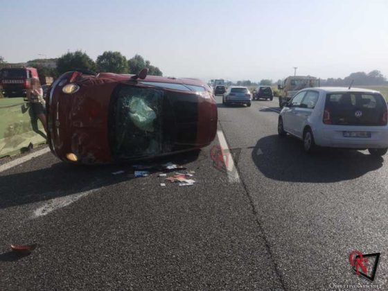 Torino incidente tangenziale tra Venaria e Savonera 5