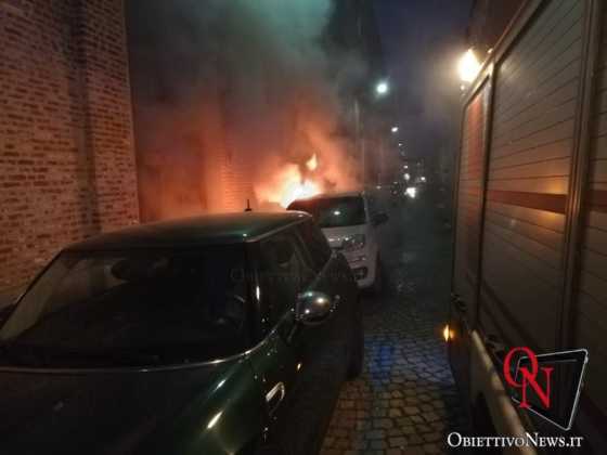 venaria incendio auto 2