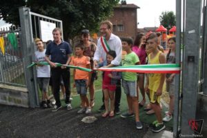 SAN MAURIZIO CANAVESE – Inaugurato il parco giochi di via della Quercia
