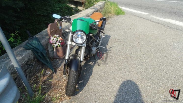 Strambinello Pontepreti incidente moto 6
