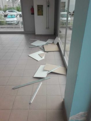 Torino nubifragio carceri mensa 1
