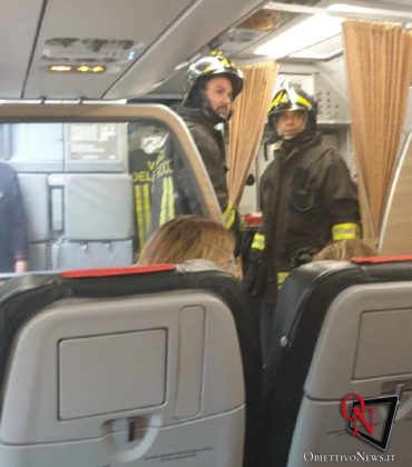 Caselle incendio cabina aereo3
