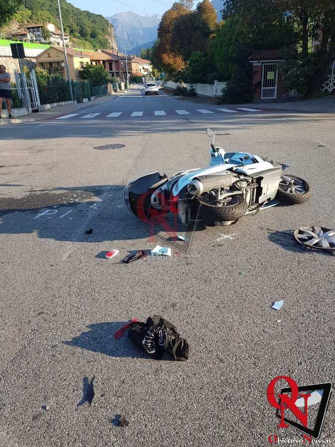 QUASSOLO – Incidente in via San Rocco; coinvolto uno scooter (FOTO)