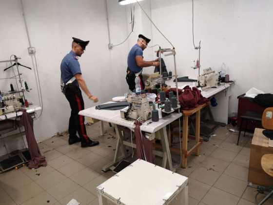 Cirie laboratorio clandestino cinese 1