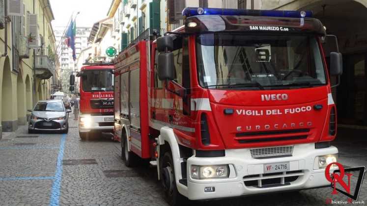 RIVAROLO CANAVESE – Allarme per un principio di incendio, subito sedato (FOTO)