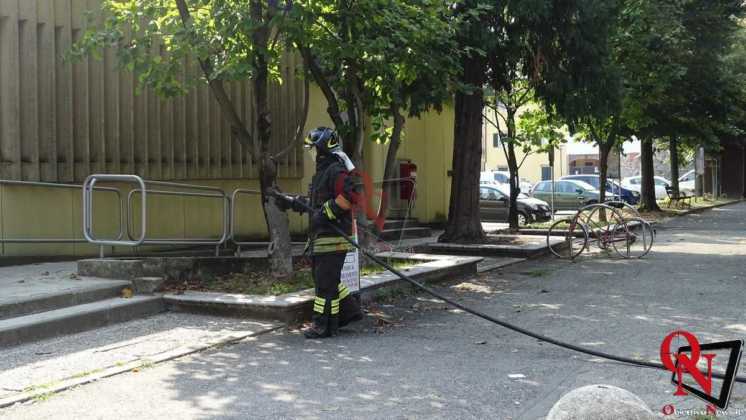 Rivarolo Incendio Bidone Postamat 2