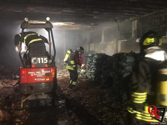 San Giorgio san giusto incendio azienda 3