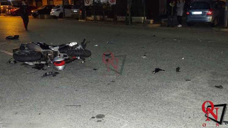 Lombardore Incidente auto moto 2