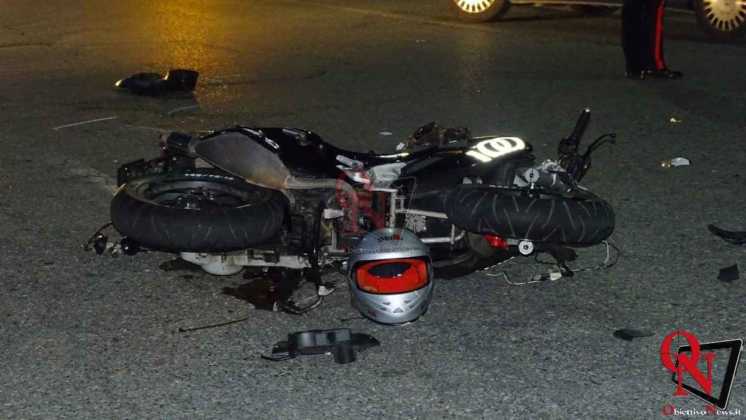 Lombardore Incidente auto moto 3