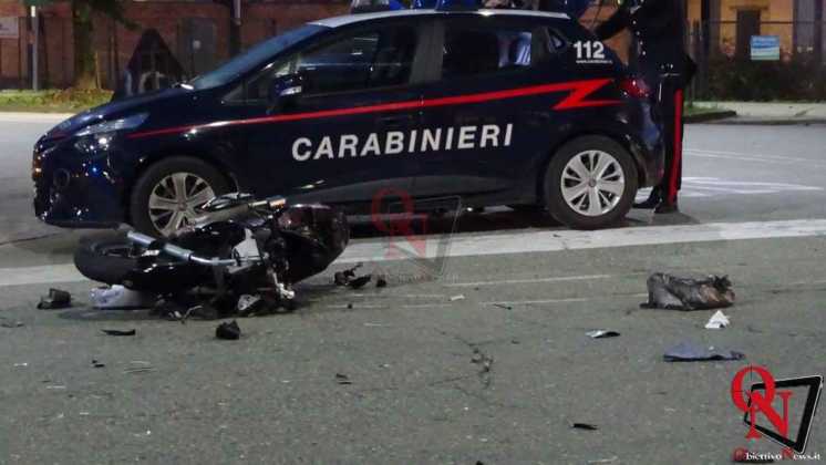 Lombardore Incidente auto moto 7