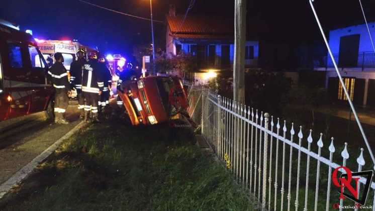 Lombardore auto fuori strada 1