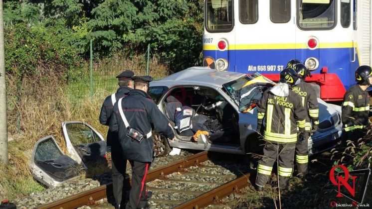 Valperga auto travolta da treno 3 Res