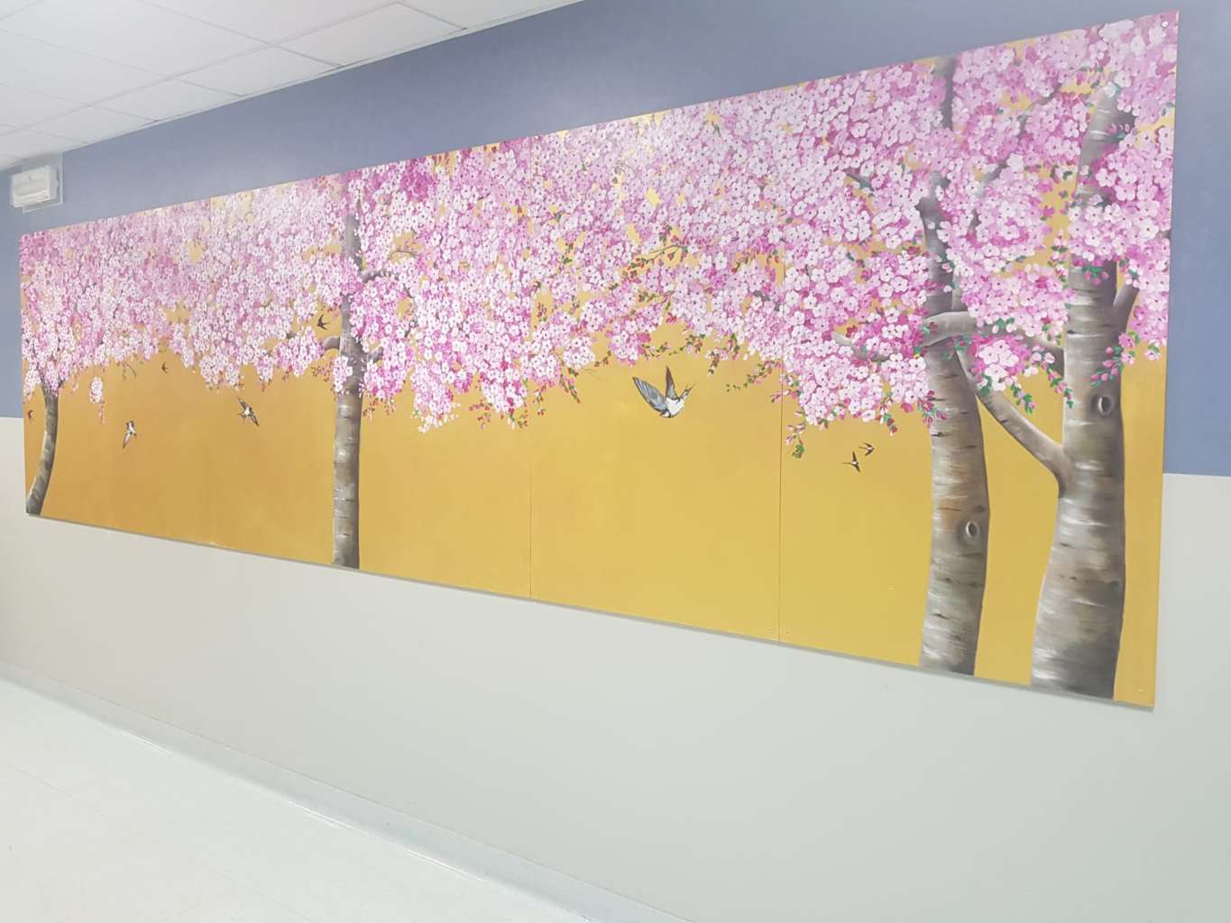 CHIVASSO – In ospedale si è concluso il progetto artistico “Corridoio Alberato”