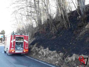 ALICE SUPERIORE – Incendio boschivo in frazione Gauna (FOTO)