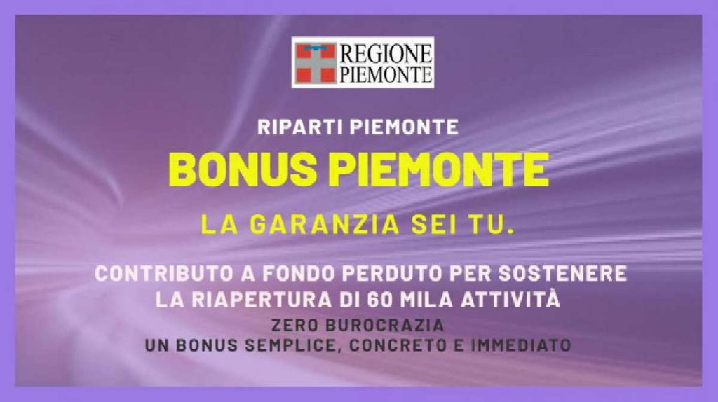 bonus Piemonte