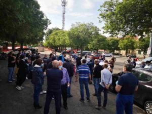 VENARIA REALE – Protesta spontanea degli ambulanti