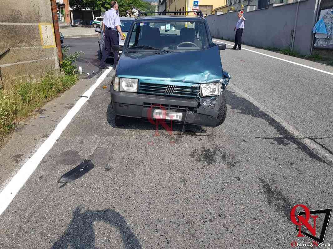 FORNO CANAVESE – Incidente in frazione Crosi, tre auto coinvolte (FOTO)