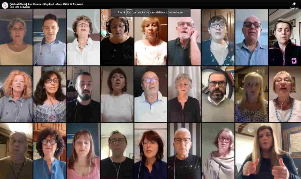 RIVAROLO CANAVESE – Il “Virtual Choir” realizzato dal Coro Polifonico Città di Rivarolo (VIDEO) 1 RIVAROLO CANAVESE – Il “Virtual Choir” realizzato dal Coro Polifonico Città di Rivarolo (VIDEO)