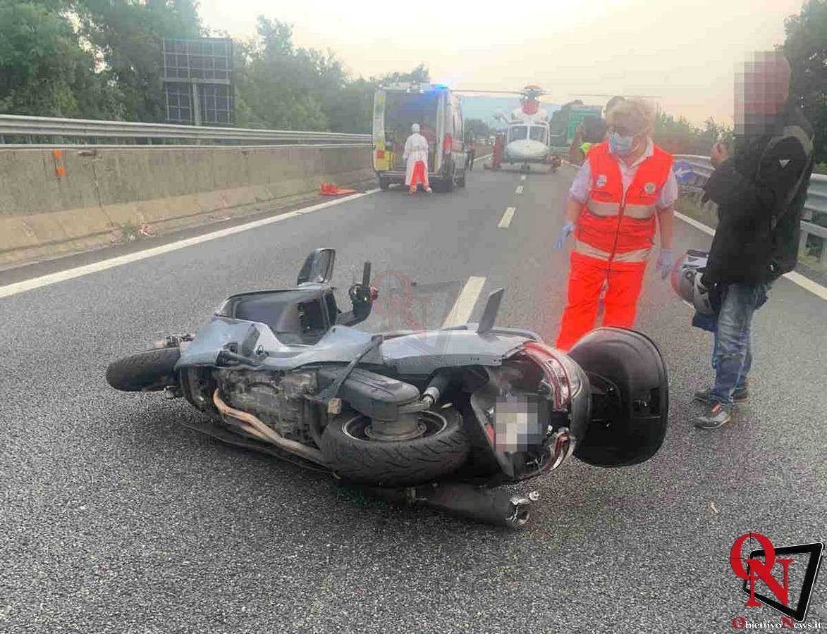 MAPPANO - Incidente lungo il raccordo autostradale 10 – Aeroporto Caselle, due feriti