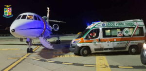 CASELLE TORINESE – Volo d'urgenza dell'Aeronautica Militare per salvare una bimba di 5 anni