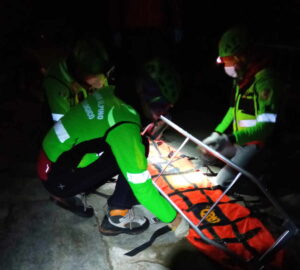 RIBORDONE – Si ferisce ad una gamba, trasportato in ospedale