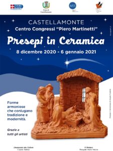 CASTELLAMONTE – I presepi in ceramica e terracotta in mostra al Martinetti