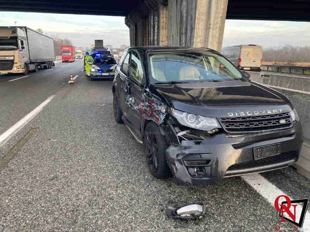 TORINO – Incidente in tangenziale sud: scontro tir e auto; lunghe code (FOTO)