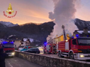 VERCELLI – Incendio abitazione a Scopa