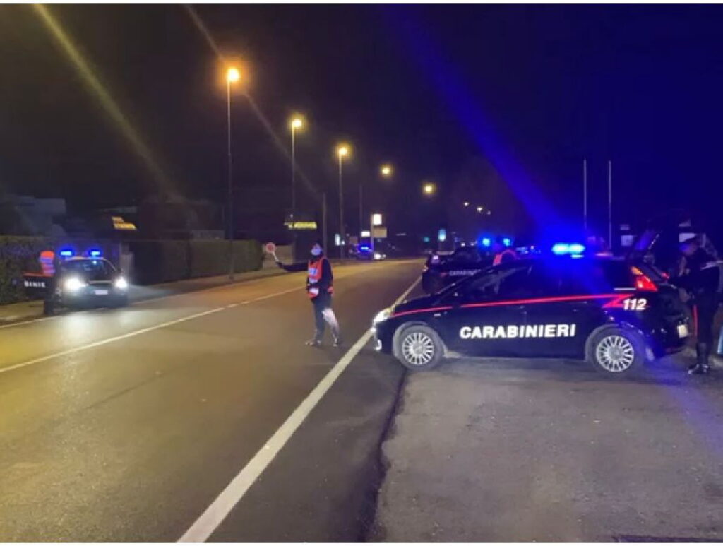 STRAMBINO – Ubriaco alla guida, provoca incidente: arrestato 27enne di San Giusto Canavese