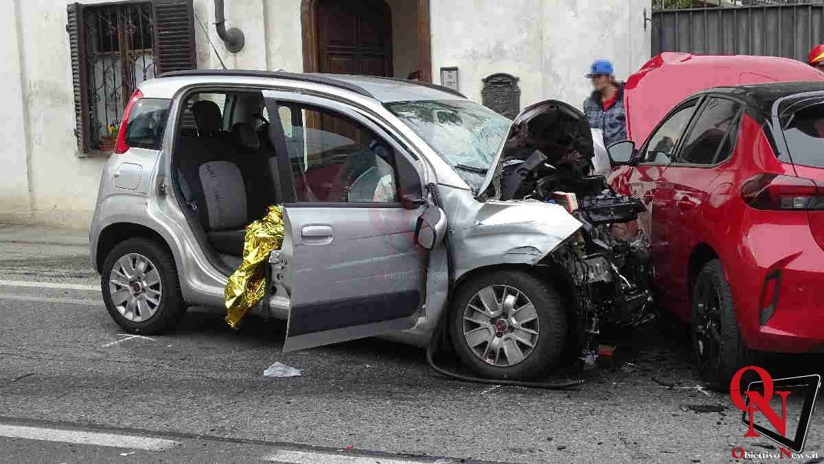 RIVARA - Un pullman e due auto coinvolti in un incidente (FOTO E VIDEO)