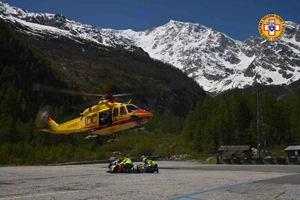 VERBANIA – Macugnaga: alpinista precipita dalla parete del Monte Rosa, deceduto 2 VERBANIA – Macugnaga: alpinista precipita dalla parete del Monte Rosa, deceduto