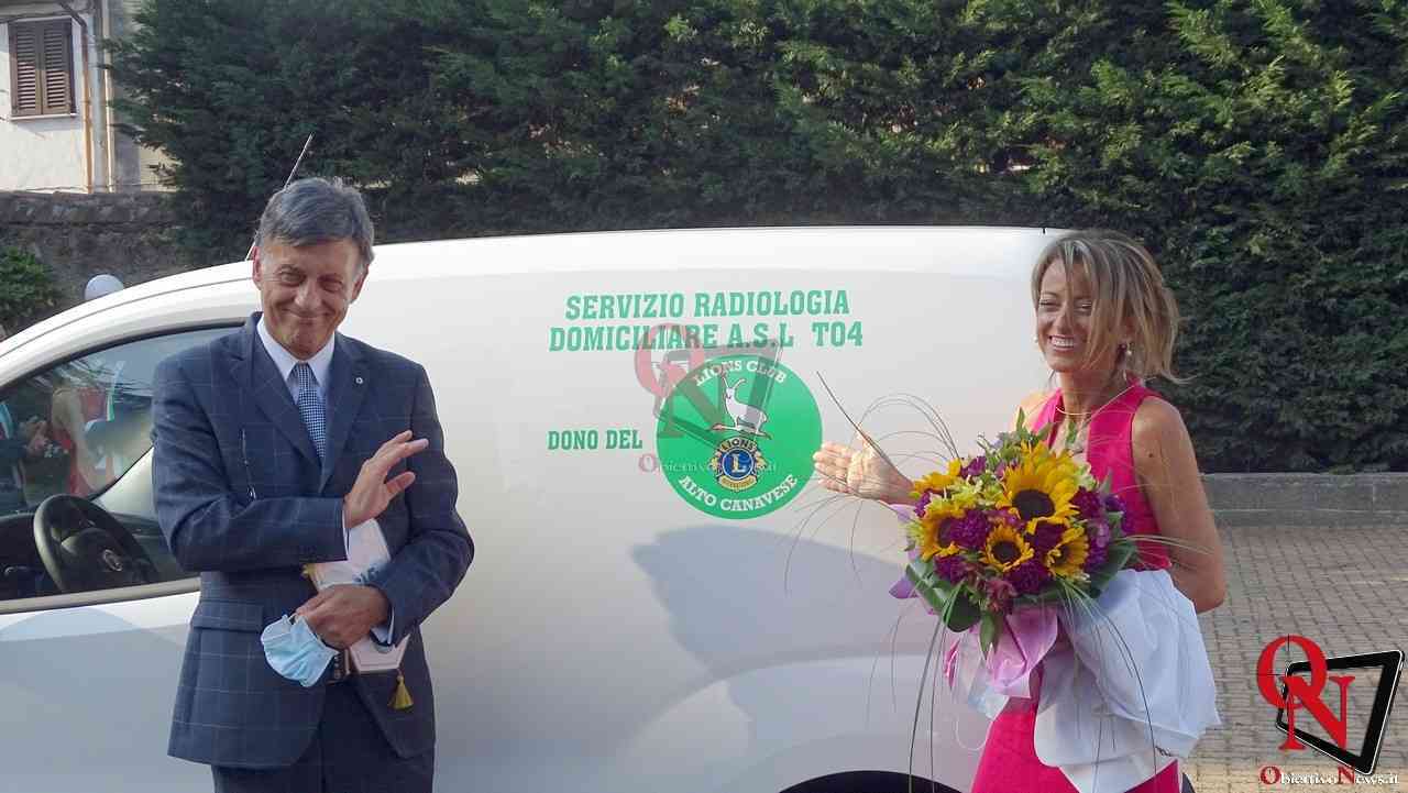 RIVARA – Il Lions Club Alto Canavese dona un automezzo per la radiologia all'Asl To4 (FOTO E VIDEO)