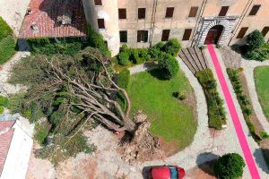 VERCELLI – Droni su Desana per documentare i danni del maltempo (FOTO)