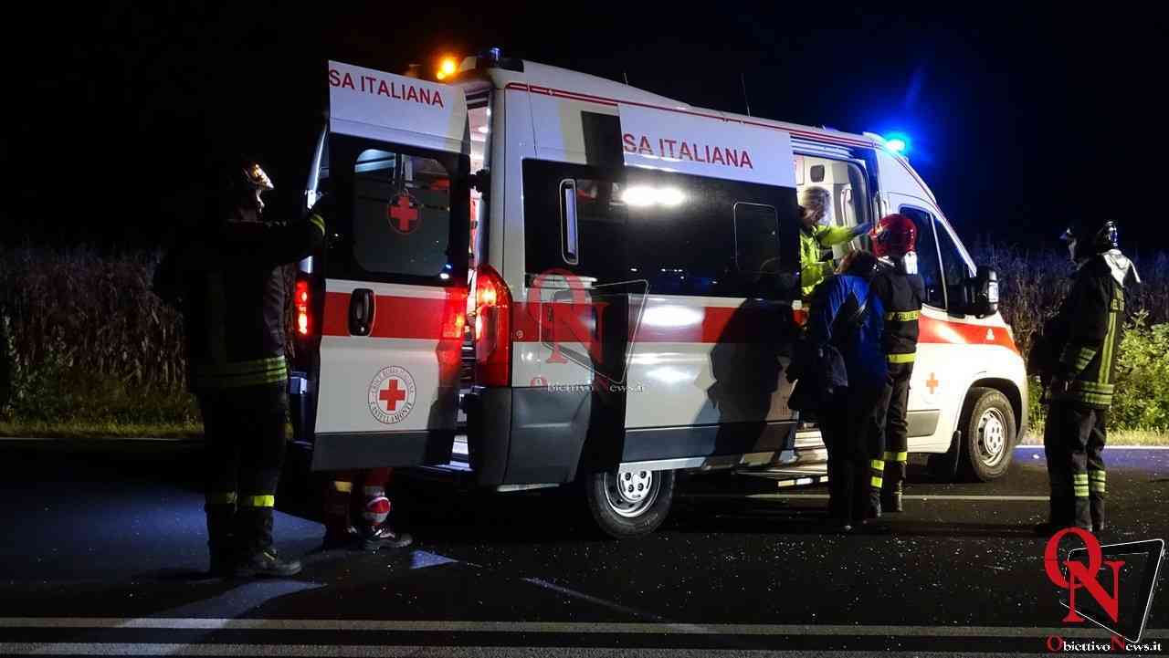 BUSANO – Sp13: scontro tra un'auto e una vettura dei Carabinieri, 4 feriti (FOTO E VIDEO)