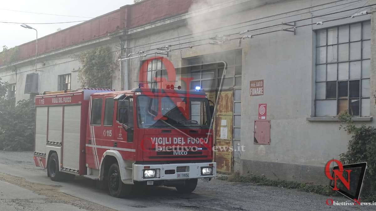 RIVAROLO CANAVESE – Ennesimo incendio all'ex Vallesusa (FOTO E VIDEO)
